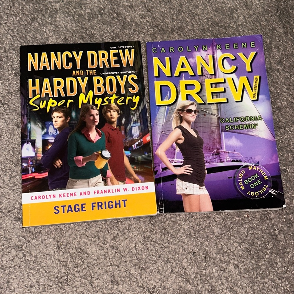 Set of 2 Nancy Drew Books